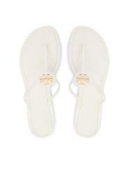 Tory Burch Japonki Mini Miller Jelly 166808 Biały. Białe klapki Tory Burch, bez wzorów, z syntetyku, bez obcasa. Za 729.99 zł.