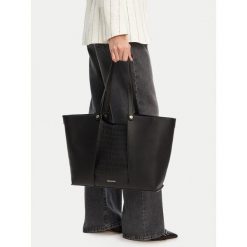 Torebka GINO ROSSI. Czarne shopper Gino Rossi, bez wzorów, bez dodatków. Za 329.99 zł.
