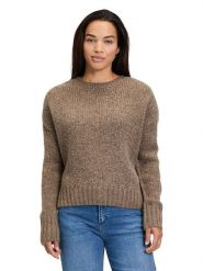 CARTOON Sweter w kolorze jasnobrązowym rozmiar: 42. Brązowe swetry Cartoon, bez wzorów, z wełny, bez ramiączek. Za 113.36 zł.