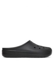 Crocs Klapki Classic Low Profile Clog 211139 Czarny. Czarne klapki Crocs, bez wzorów, z tworzywa sztucznego, bez obcasa. Za 229.99 zł.