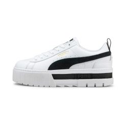 Buty do chodzenia damskie Puma MAYZE LTH. Białe obuwie sportowe Puma, z gumy, bez zapięcia, trekkingowe. Za 289.00 zł.