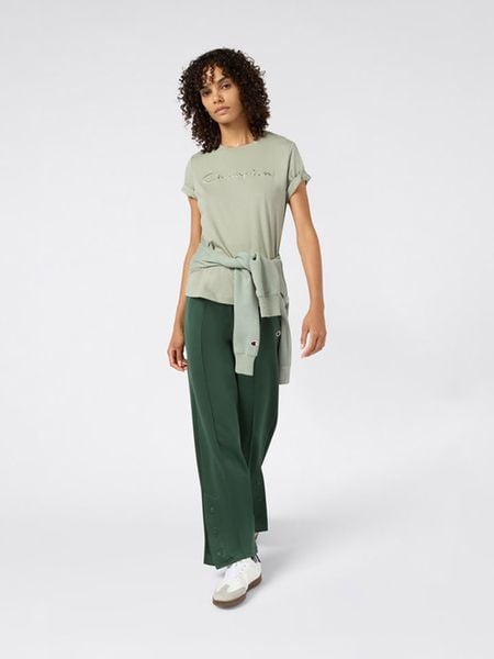 Champion Koszulka w kolorze khaki rozmiar: M. Brązowe bluzki Champion, m, bez wzorów, z bawełny, bez kołnierzyka, bez ramiączek. Za 65.54 zł.