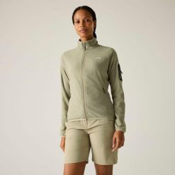 Damska bluza polarowa Rivendell z zamkiem błyskawicznym. Białe bluzy Regatta, bez wzorów, z polaru, bez kaptura. Za 349.99 zł.