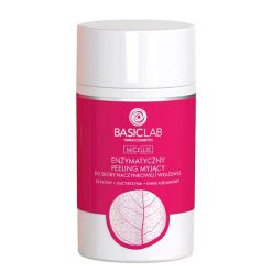 BasicLab Enzymatyczny peeling myjący do skóry naczynkowej i wrażliwej Wyciszenie i wygładzenie Peeling do twarzy 35 g. Oczyszczanie Basiclab. Za 87.92 zł.