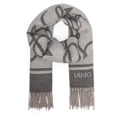 Szalik Liu Jo. Czarne szaliki Liu Jo, bez wzorów. Za 299.99 zł.