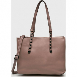 Answear - Torebka. Szare shopper ANSWEAR, bez wzorów, z materiału, casualowe, na ramię, duże, bez dodatków. W wyprzedaży za 79.90 zł.