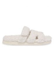 Steve Madden Klapki w kolorze białym rozmiar: 37. Białe klapki Steve Madden, bez wzorów, z otwartym noskiem, bez obcasa. Za 227.85 zł.