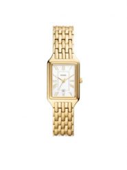 Fossil Zegarek Raquel ES5220 Złoty. Żółte, cyfrowe zegarki Fossil, złote. Za 789.99 zł.