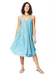 Ipanima Sukienka w kolorze błękitnym rozmiar: 34-40. Niebieskie sukienki Ipanima, bez wzorów, z asymetrycznym kołnierzem, bez ramiączek, midi, asymetryczne. Za 65.99 zł.