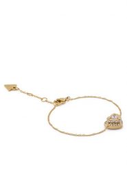 Guess Bransoletka JUBB05 550JW Złoty. Żółte bransoletki Guess, metalowe. Za 249.99 zł.