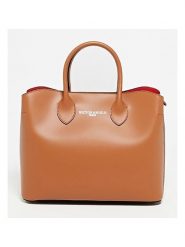 Victor & Hugo Paris Skórzana torebka "Nisa" w kolorze karmelowym - 31 x 25 x 14 cm rozmiar: onesize. Brązowe torby na ramię Victor & Hugo Paris, bez wzorów, z materiału, przez ramię, bez dodatków. Za 367.95 zł.