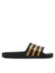 Adidas Klapki adilette Aqua EG1758 Czarny. Czarne klapki Adidas, bez wzorów, z tworzywa sztucznego, bez obcasa. Za 69.99 zł.