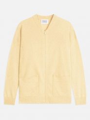 AUTHENTIC CASHMERE Kaszmirowy kardigan "Ervie" w kolorze żółtym rozmiar: XL. Żółte kardigany AUTHENTIC CASHMERE, xl, bez wzorów, z kaszmiru. Za 413.99 zł.