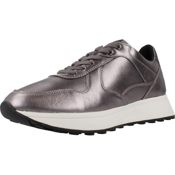 Buty GEOX D AMABEL Szary. Szare obuwie domowe Geox, ze skóry, trekkingowe. Za 410.99 zł.