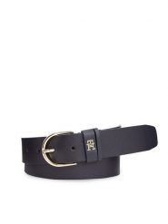 Tommy Hilfiger Pasek Damski Th Timeless 3.5 AW0AW15387 Granatowy. Niebieskie paski TOMMY HILFIGER, bez wzorów, ze skóry. Za 289.99 zł.