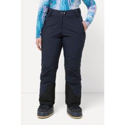 Damskie Spodnie funkcyjne HYPRAR wodoodporne zapięcie na rzep. Niebieskie spodnie narciarskie Ulla Popken, plus size, bez wzorów, z elastanu, narciarskie. Za 584.99 zł.