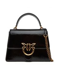 PINKO Torebka Love One Top Handle Classic Light PE 25 PLTT 100066 A1UV Czarny. Czarne torebki klasyczne Pinko, bez wzorów, ze skóry, bez dodatków. Za 1,379.00 zł.