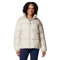 Kurtka sportowa damska Puffect II Full Zip Jacket. Brązowe kurtki sportowe Columbia, xl, bez wzorów, z poliesteru, bez kaptura, trekkingowe. Za 449.99 zł.