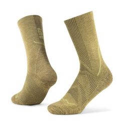 Skarpety do biegania Buff Dryflx Crew Sock DC. Zielone skarpety Buff, bez wzorów. Za 109.99 zł.