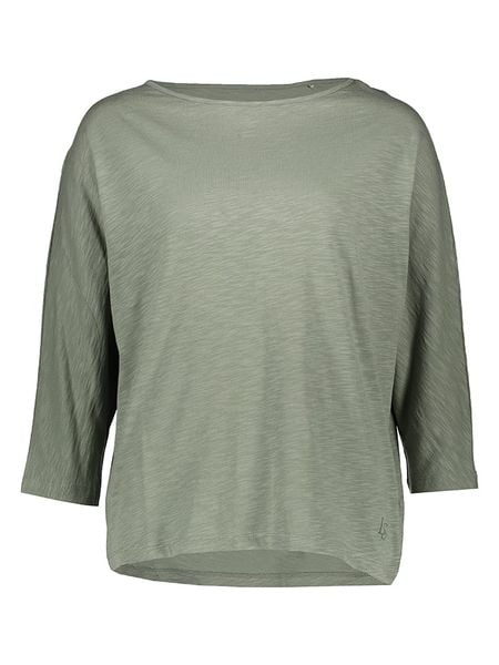 LIEBLINGSSTÜCK Koszulka w kolorze khaki rozmiar: S. Brązowe bluzki LIEBLINGSSTÜCK, s, bez wzorów, bez kołnierzyka, bez ramiączek. Za 144.95 zł.