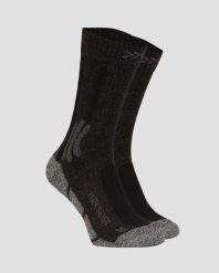 Skarpety X-SOCKS TREK SILVER 4.0. Czarne skarpety X Socks, bez wzorów, z wełny. Za 80.00 zł.