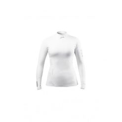 Koszulka lajkra dla kobiet Zhik ECO Long Sleeve. Białe bluzki ZHIK, s, bez wzorów, sportowe, bez kołnierzyka, bez ramiączek. W wyprzedaży za 277.65 zł.