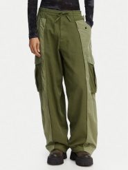 G-Star Raw Spodnie cargo D29010-E519 Zielony ciemny Straight Fit. Zielone spodnie materiałowe G-Star Raw, bez wzorów, z bawełny. Za 699.99 zł.