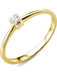 Revoni Złoty pierścionek z diamentem rozmiar: 56. Żółte pierścionki Revoni, z diamentem, złote. Za 2,479.99 zł.