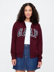 GAP Bluza w kolorze bordowym rozmiar: M. Czerwone bluzy GAP, m, bez wzorów, bez kaptura. Za 132.05 zł.
