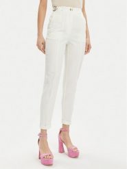 Marciano Guess Spodnie materiałowe Giselle 4GGB05 7158A Écru Regular Fit. Spodnie materiałowe Marciano Guess, z aplikacjami, z lyocellu. Za 469.99 zł.