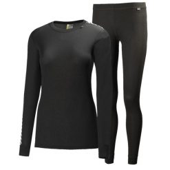 Zestaw dla kobiet Helly Hansen comfort light set. Czarne bielizna sportowa Helly Hansen, bez wzorów. Za 417.50 zł.