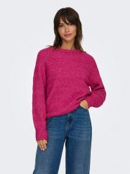ONLY Sweter w kolorze różowym rozmiar: S. Różowe swetry Only, s, bez wzorów, z wełny, bez ramiączek. Za 74.95 zł.