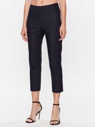 Peserico Spodnie materiałowe PH4863J0 Granatowy Regular Fit. Niebieskie spodnie materiałowe PESERICO, bez wzorów, z bawełny. Za 559.99 zł.