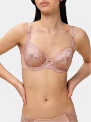 Triumph Biustonosz z fiszbiną Wild Peony Florale 10209608 Różowy. Czerwone biustonosze Triumph, bez wzorów, z syntetyku. Za 158.40 zł.