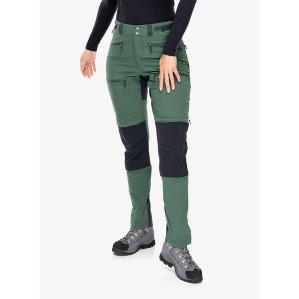 Spodnie górskie damskie Haglofs Rugged Slim Pant. Zielone spodnie sportowe Haglöfs, na lato, bez wzorów, trekkingowe. Za 660.99 zł.