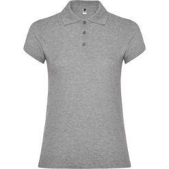 Damska Koszulka Polo W Gwiazdki. Szare koszulki polo ROLY, xl, bez wzorów, bez kołnierzyka, bez ramiączek. Za 67.99 zł.