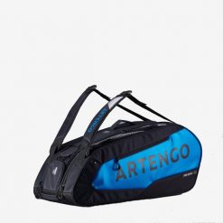 Torba do tenisa Thermobag Artengo L Pro na 9 rakiet. Czarne torby na ramię ARTENGO, bez wzorów, z materiału, sportowe, na ramię, bez dodatków. Za 279.99 zł.