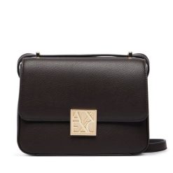 Torebka Armani Exchange. Brązowe listonoszki Armani Exchange, bez wzorów, bez dodatków. Za 614.99 zł.