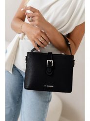 Lia Biassoni Skórzana torebka w kolorze czarnym - 25 x 20 x 12 cm rozmiar: onesize. Czarne torby na ramię Lia Biassoni, bez wzorów, z materiału, przez ramię, bez dodatków. Za 260.99 zł.