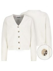 Sublevel Kardigan w kolorze białym rozmiar: XXL. Białe kardigany Sublevel, xxl, bez wzorów, ze splotem. Za 108.99 zł.