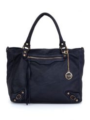 Mia Tomazzi Skórzana torebka "Comasina" w kolorze czarnym - 35 x 30 x 9 cm rozmiar: onesize. Czarne torby na ramię Mia Tomazzi, bez wzorów, z materiału, na ramię, bez dodatków. Za 565.99 zł.