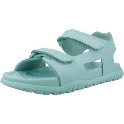 Sandały GEOX J SANDAL FUSBETTO GI Niebieski. Niebieskie sandały Geox, bez wzorów, z syntetyku, sportowe, bez obcasa, bez zapięcia. Za 206.99 zł.