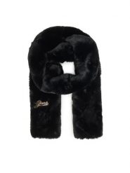 Guess Szalik AW5399 POL03 Czarny. Czarne rękawiczki Guess, z aplikacjami, z materiału. Za 239.99 zł.