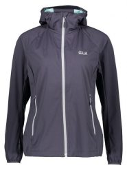 Jack Wolfskin Kurtka softshellowa "Eagle Peak II" w kolorze granatowym rozmiar: L. Niebieskie kurtki sportowe Jack Wolfskin, l, bez wzorów, bez kaptura, outdoorowe. Za 302.35 zł.