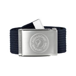 Pasek do spodni Fjällräven 1960 Logo Belt. Niebieskie spodnie sportowe Fjällräven, bez wzorów, trekkingowe. Za 139.99 zł.