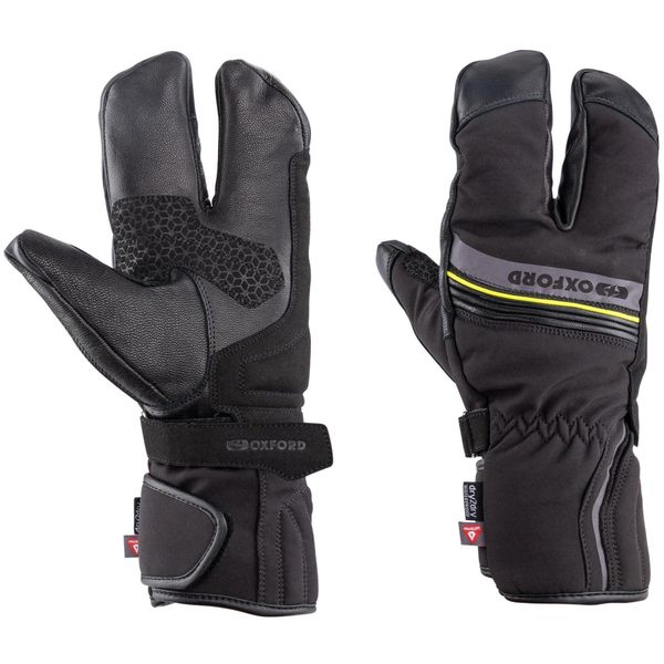 Rękawice rowerowe Oxford Polar 1.0 w rozmiarze M/8. Czarne rękawiczki OXFORD, bez wzorów, z polaru. Za 334.45 zł.