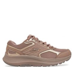 Buty do biegania Skechers. Brązowe obuwie sportowe Skechers, bez zapięcia, do biegania. Za 319.99 zł.