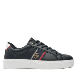 Sneakersy Beverly Hills Polo Club. Czarne trampki Beverly Hills Polo Club, bez wzorów, bez zapięcia. Za 199.99 zł.