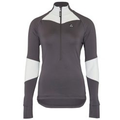 Bluza do narciarstwa biegowego z półgolfem damska Silvini Latera. Szare bluzy Silvini, bez wzorów, bez kaptura. Za 303.50 zł.