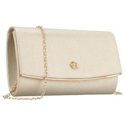 Kopertówka damska w złotym kolorze wykonana ze skóry ekologicznej Rovicky R-XS028-1. Żółte kopertówki ROVICKY, bez wzorów, ze skóry ekologicznej, bez dodatków. Za 54.99 zł.